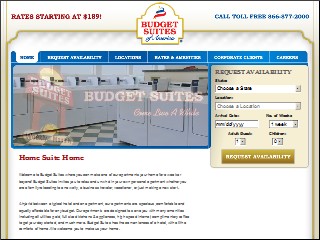 Web site www.budgetsuites.com, Plaza 550 Apartments