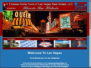 Web site www.finessehometours.net, Finesse Home Tours-Las Vegas