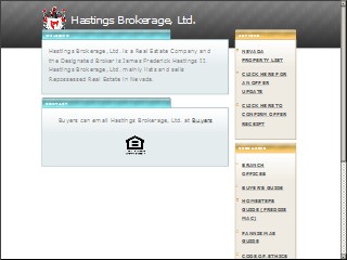 Web site www.huckle.com, Hastings Brokerage LTD
