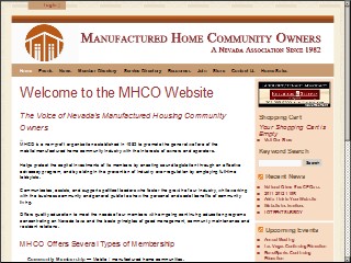 Web site www.mhconv.com, Pleasant Valley Mbl Home Cmnty