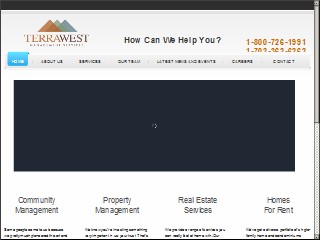 Web site www.terrawest.com, Terra West Property Management