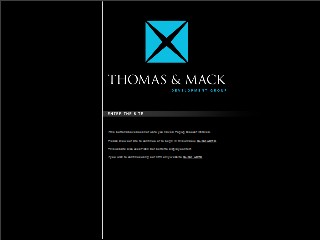 Web site www.thomas-mack.com, Beltway Business Park